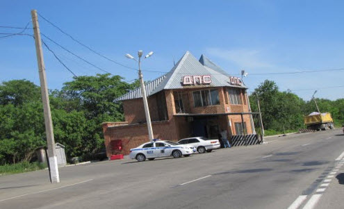 Трасса М60, пост ДПС