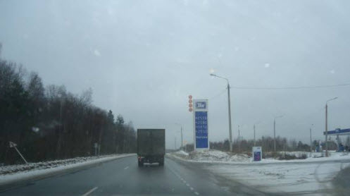 Трасса М7 АЗС ТНК