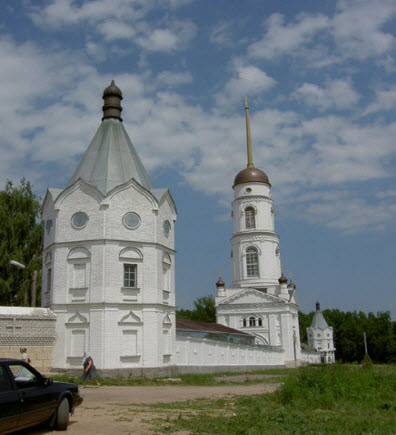трасса р119 Свято Тихоновский Преображенский монастырь в Задонске