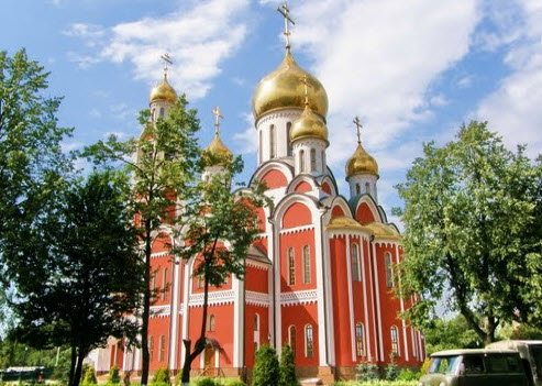 Трасса А100, Храм Георгия Победоносца в Одинцово Трасса А100, Храм Георгия Победоносца в Одинцово