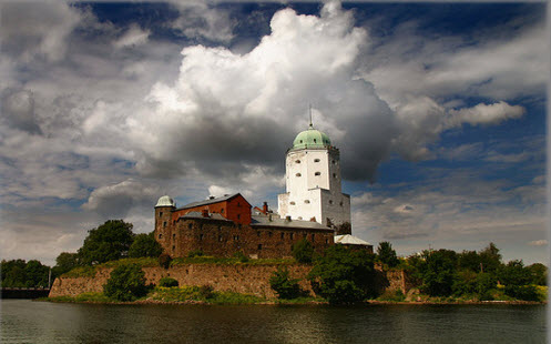 Трасса А123, Выборг, замок Олафа