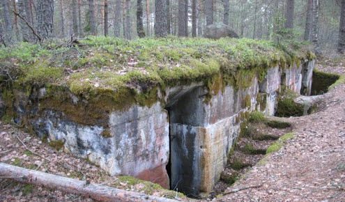 Трасса А123, бункер линии Маннергейма