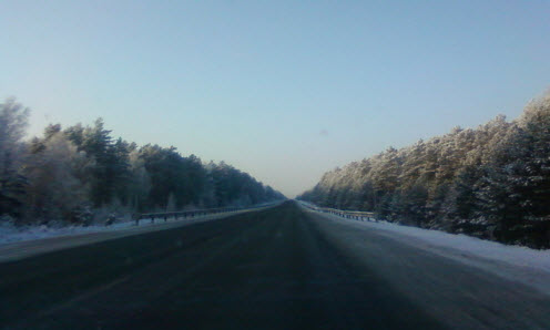 Трасса Томск - Новосибирск