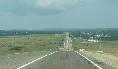 Трасса М25, дорога  Старотитаровка