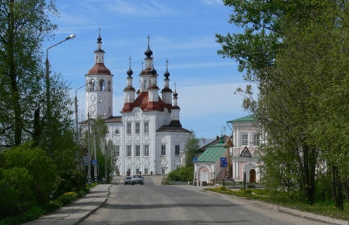 Церковь Входа Господня в Иерусалим, трасса Р7, дорога Р7, Тотьма Церковь Входа Господня в Иерусалим, трасса Р-7, дорога Р7, Тотьма