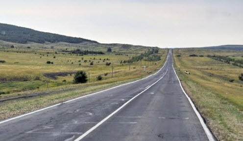 Дорога Р228 возле Балаково