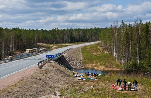 Мост через реку Укса, трасса Р21, дорога Р21 Мост через реку Укса, трасса Р21, дорога Р21