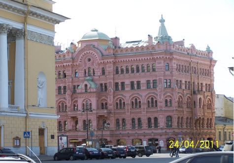 Дом Басина, достопримечательности Петербурга