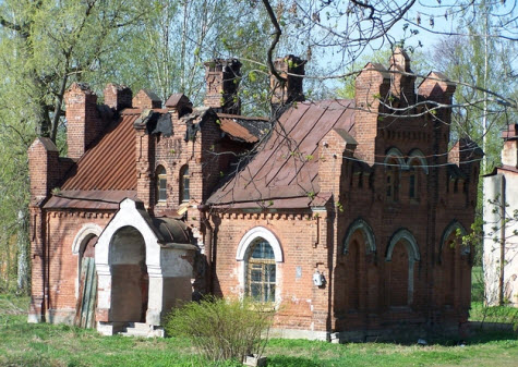Конюшни в усадьбе Орловых, Стрельна, трасса М11