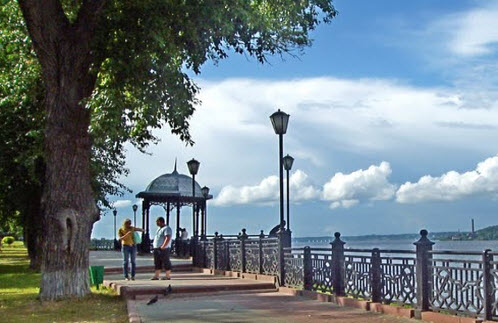 Волжская набережная, Кинешма, трасса Р80