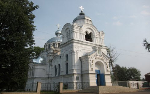 Воскресенская церковь, Бонячки, трасса Р80