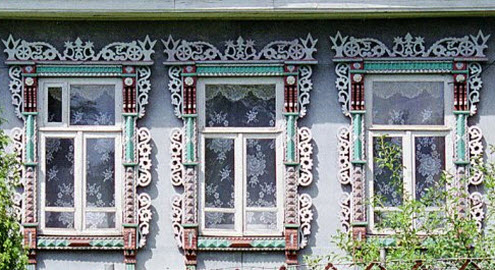 Резные наличники, Вичуга, трасса Р80