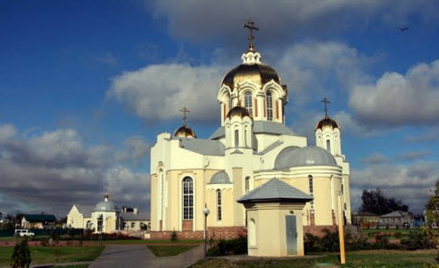 Собор в городе Россошь, трасса Р194
