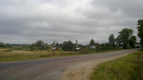 Трасса Р107, возле Ханево Трасса Р107, возле Ханево
