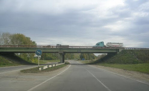 Трасса Р132, михайлов пересечение с трассой М6