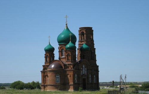 Храм Архистратига Михаила, трасса Р208, с  Переезд