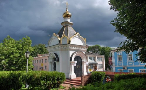 Часовня Пантелеймона, Руза, трасса Р108 Часовня Пантелеймона, Руза, трасса Р108