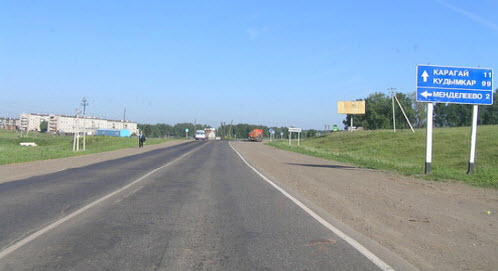 Трасса Р344, деревня Савино Трасса Р344, деревня Савино