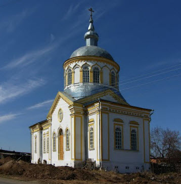 Церковь Покрова Пресвятой Богородицы, Каргаполье, трасса р354