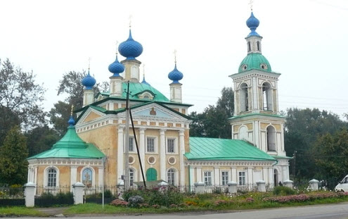 Церковь царевича Дмитрия, Углич, трасса р153