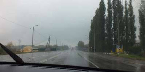 Дорога возле Михайлова