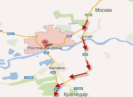 Объезд Ростова-на-Дону по трассе Дон