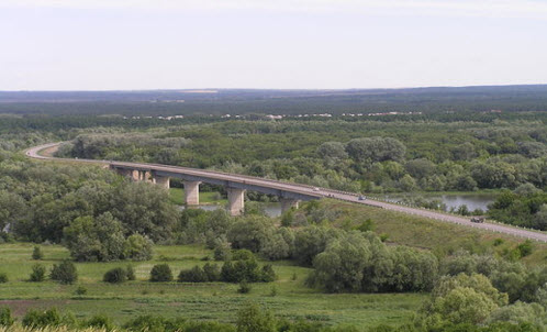 Трасса Р271, мост через Дон