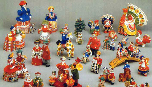 дымковская игрушка, Вятские Поляны, трасса р-169