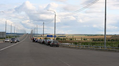 трасса р-169, мост черз вятку