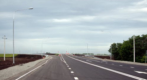 трасса р271, мост через трассу М4 Дон