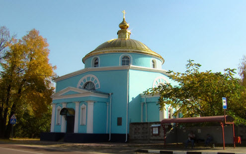 Церковь иконы Всех Скорбящих Радости, трасса р109 Церковь иконы Всех Скорбящих Радости, трасса р109