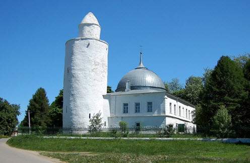 мечеть, минарет, касимов, трасса Р124 мечеть, минарет, касимов, трасса Р124