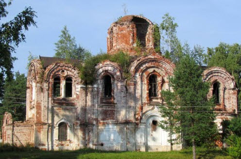церковь Иверской иконы, Лыкошино, трасса Р8