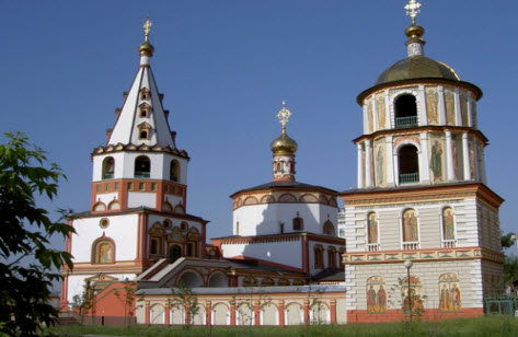 Собор Богоявления, Иркутск, трасса р418