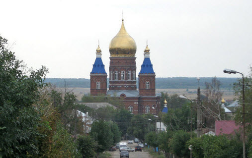 Михайло-Архангельский собор, Сердобск, трасса р235