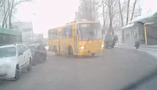автобус, улица, везение
