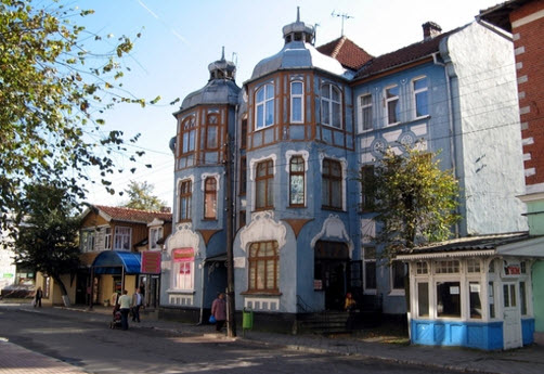 улица в зеленоградске, трасса а191