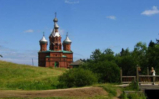 путешествие к истоку Волги, преображенский храм