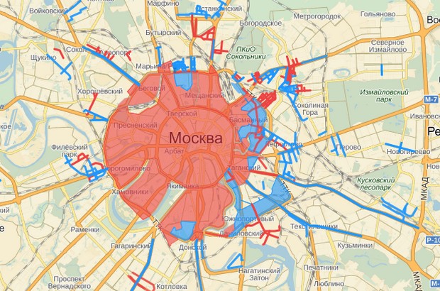 карта платных стоянок