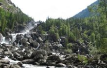 водопад учар горный алтай