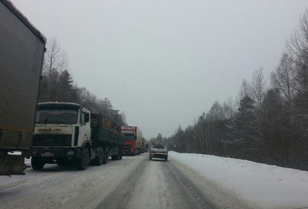 пробка на трассе м-5