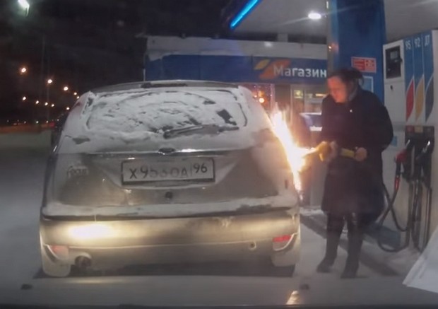 пожар на азс