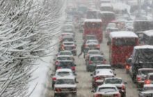 дорога м10 зимой