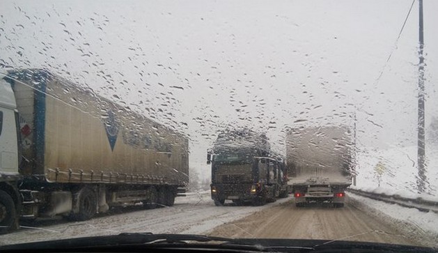 затор на трассе м-5