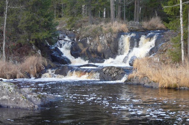 водопад ахвенкоски