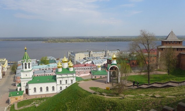 вид на нижний новгород