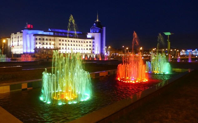 фонтаны в казани