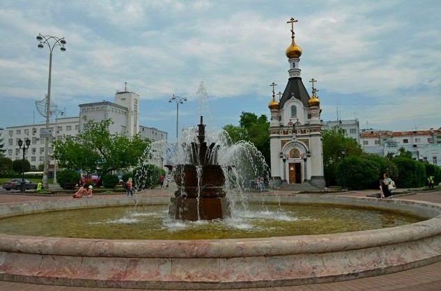Фонтан Каменный цветок