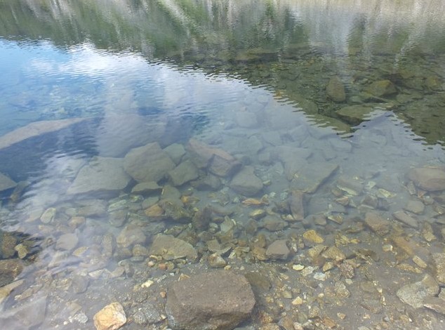 вода в горном озере