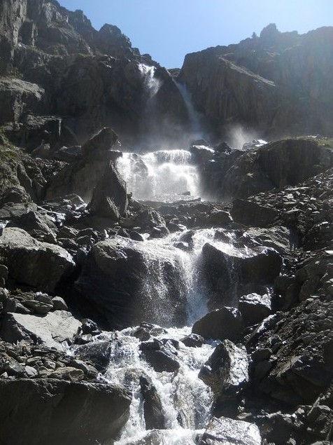 водопад на актру